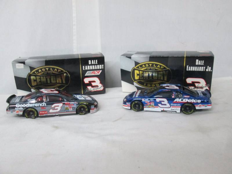 Dale Earnhardt and Dale Earnhardt Jr. Stock Cars