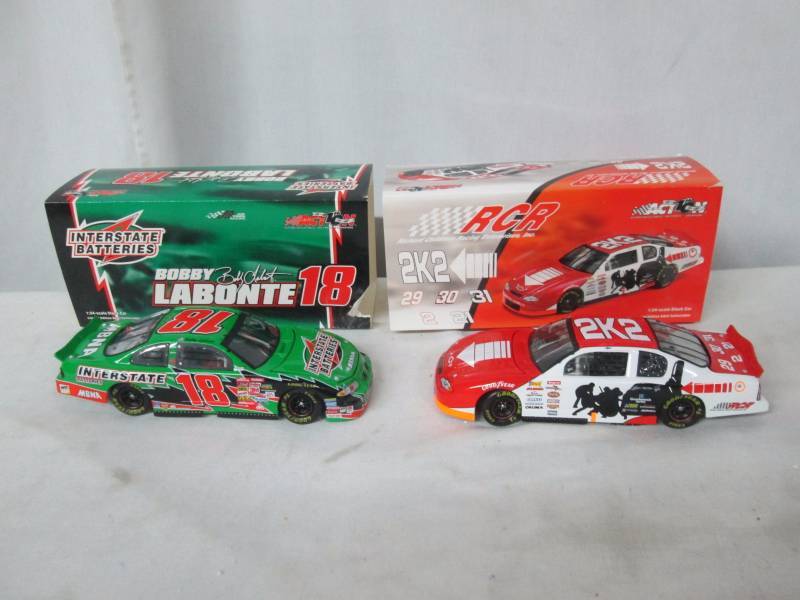 Bobby Labonte Stock Car and RCR Pit Stop Practice Car