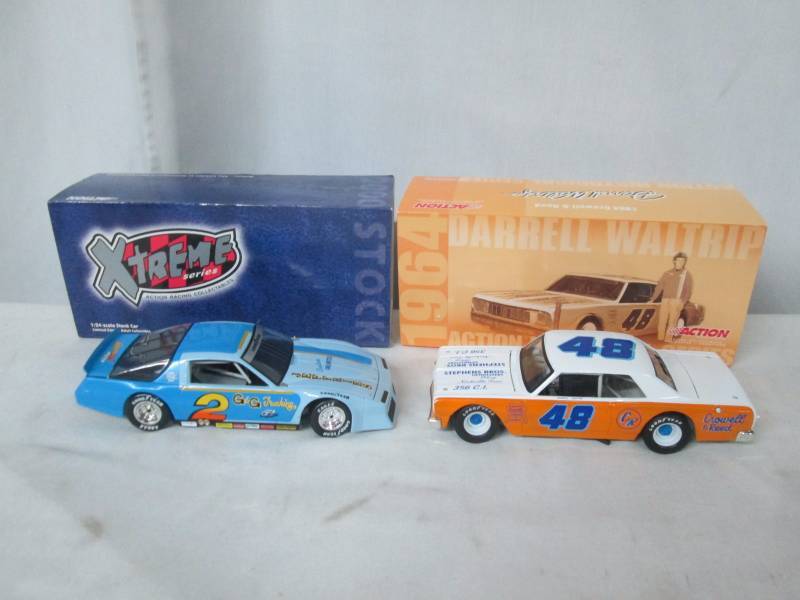 Mark Martin and Darrell Waltrip Stock Cars