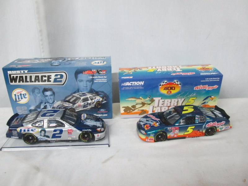 Terry Labonte and Rusty Wallace Stock Cars
