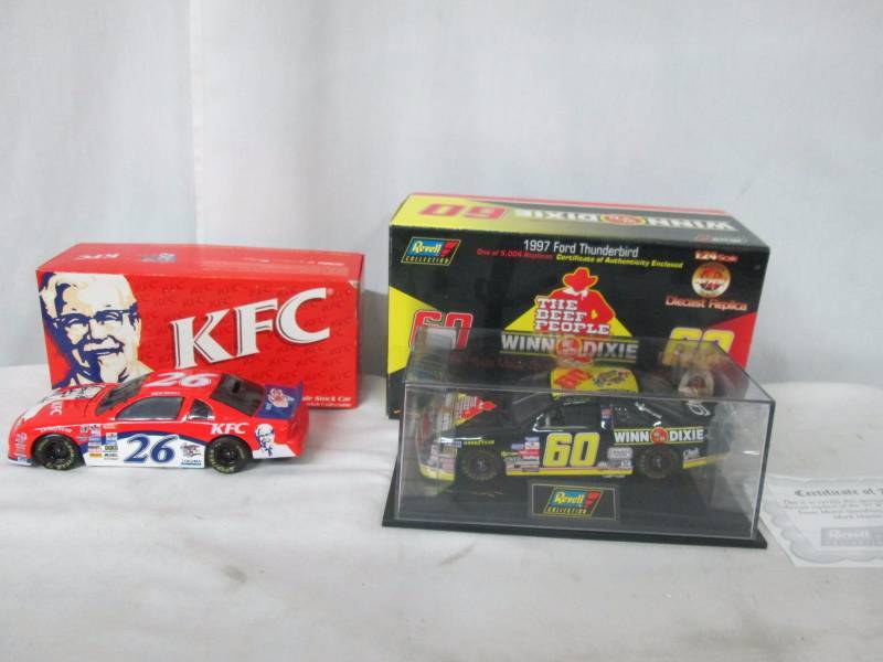 Rich Bickle and Mark Martin Stock Cars