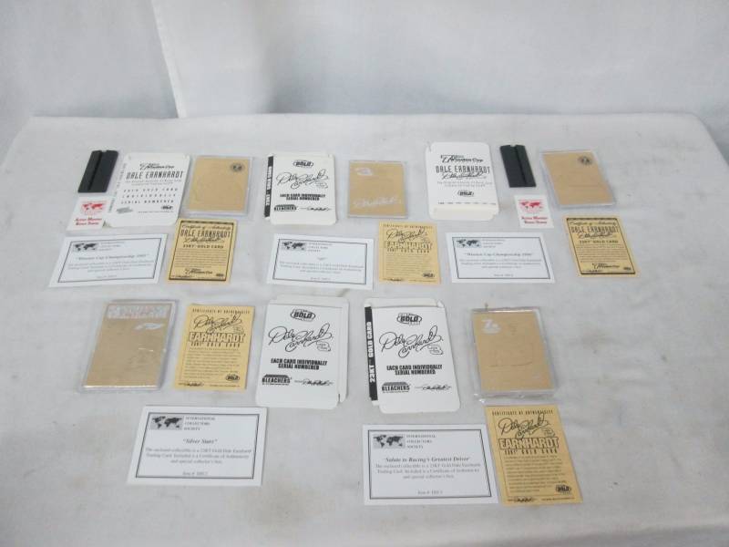 Dale Earnhardt 23K Gold Trading Cards