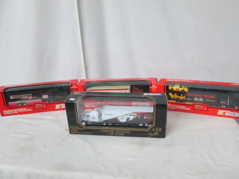4 - Piece Semi and Trailer Memorabilia
