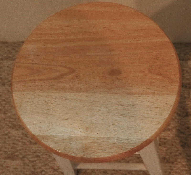 (2) small Solid Stool (great condition)
