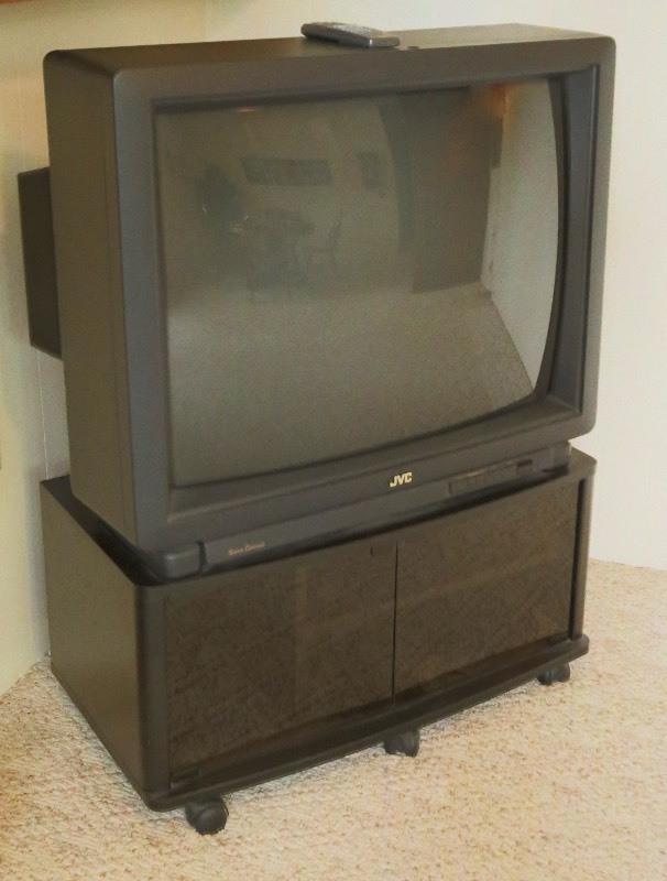 JVC Super Command TV & TV Stand (35" diagonal, works as it should