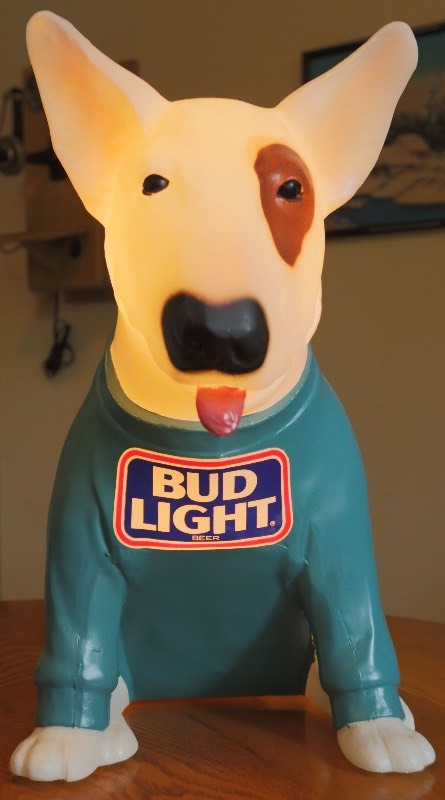 (2) VintageRetro Bud Light Spuds Mackenzie Promotional Pieces