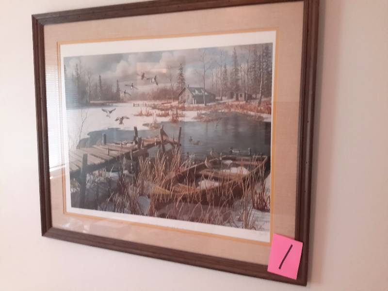 lot 1 image: Ken Zylla Signed print..