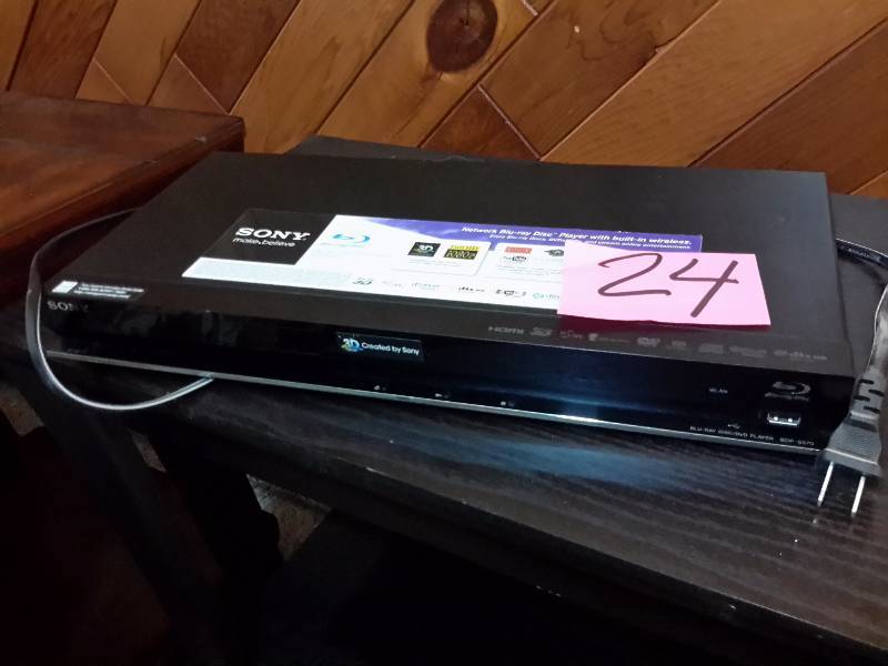lot 24 image: SONY Blue Ray Disc Player With Built in Wireless