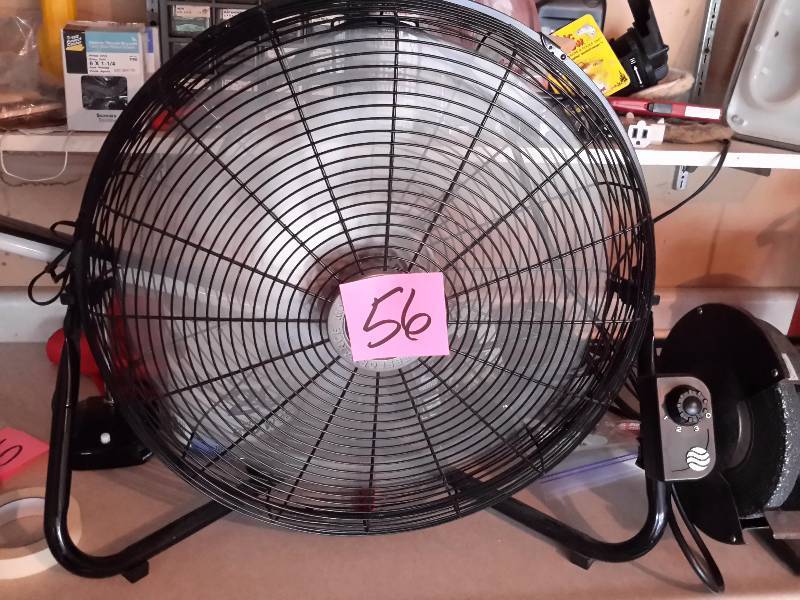 lot 56 image: LASKO, Commercial Fan.. 3 speeds.. Tested and works well