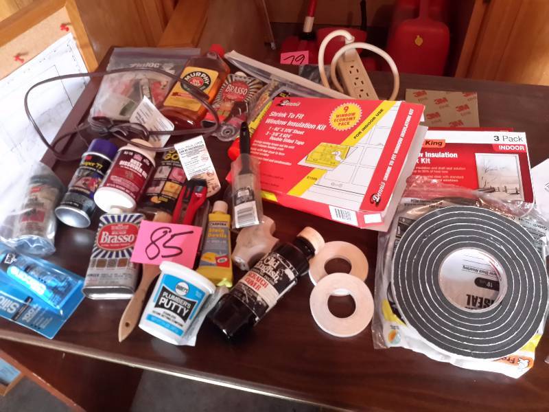 lot 85 image: Misc. Liquids and supplies as pictured. .See closeups.