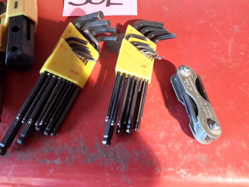 lot 30E image: Lot of Allen Wrenches.. Some Duplicates.. Nice Stocking Stuffers for the boys and girls