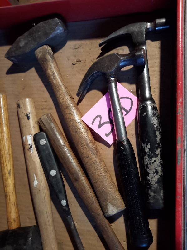 lot 30D image: Lot of Hammers as pictured