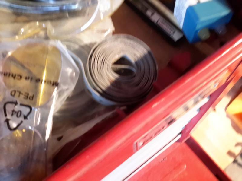 lot 30O image: Misc. items from the Top compartment of the Tool Box.. Look at the closeups