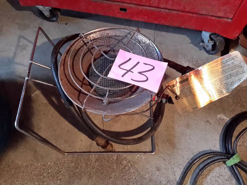 lot 43 image: Propane Heater coil.. No tank.