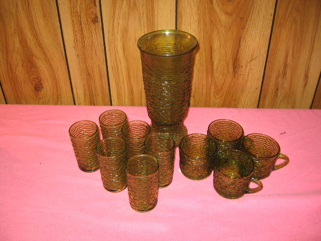Green glassware