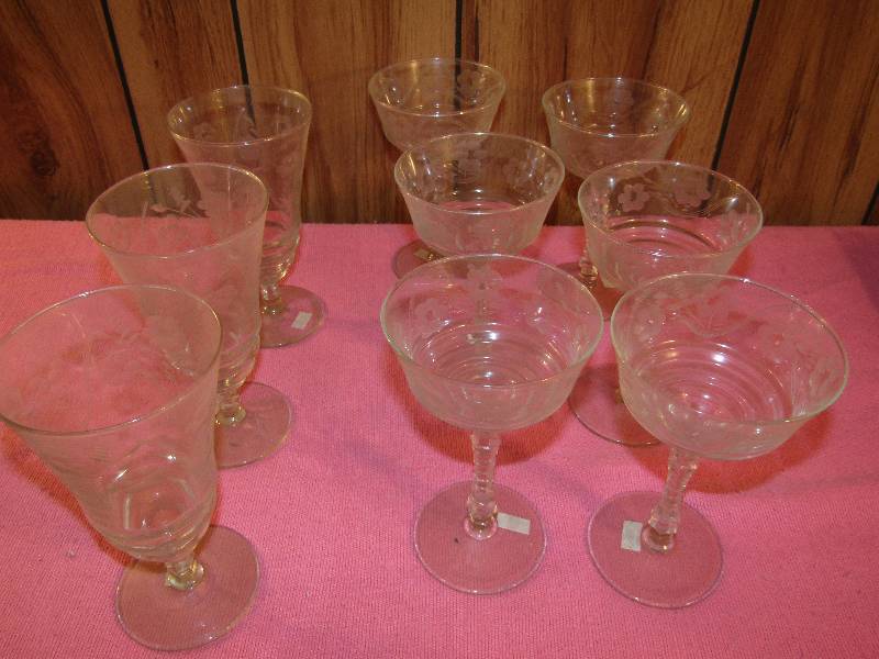Glass stemware