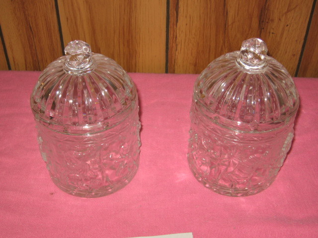 Clear candy bowls