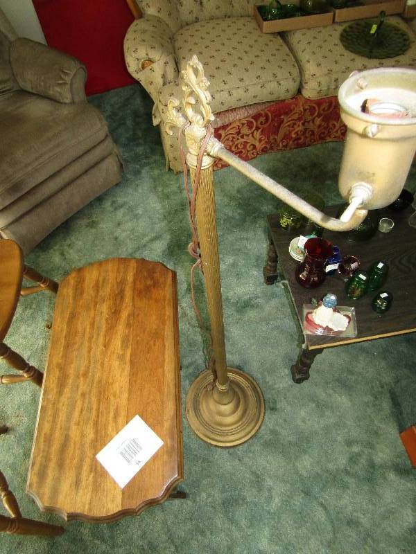 Table and lamp