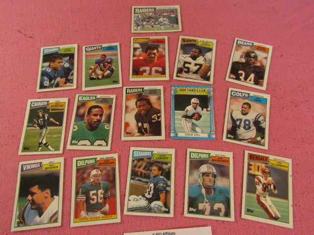 Tops football cards