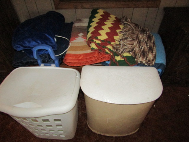 hampers and blankets