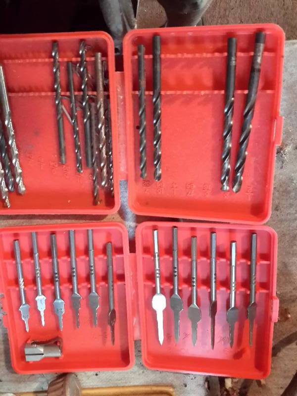 lot 35 image: Drill bits and Wood Screw Counter Sink bits
