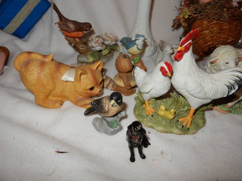 lot 68 image: Misc. Statuettes as pictured.. See water bottle for size perspective