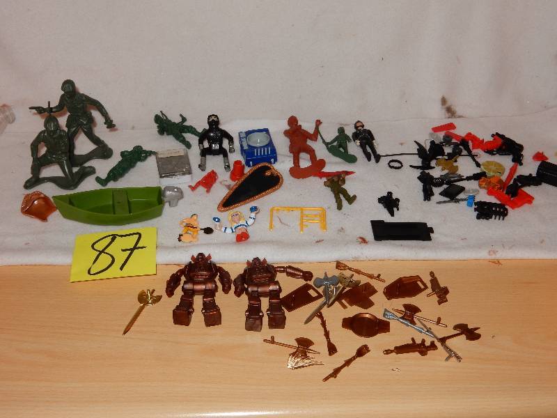 lot 87 image: Misc. Character Toys.. Small
