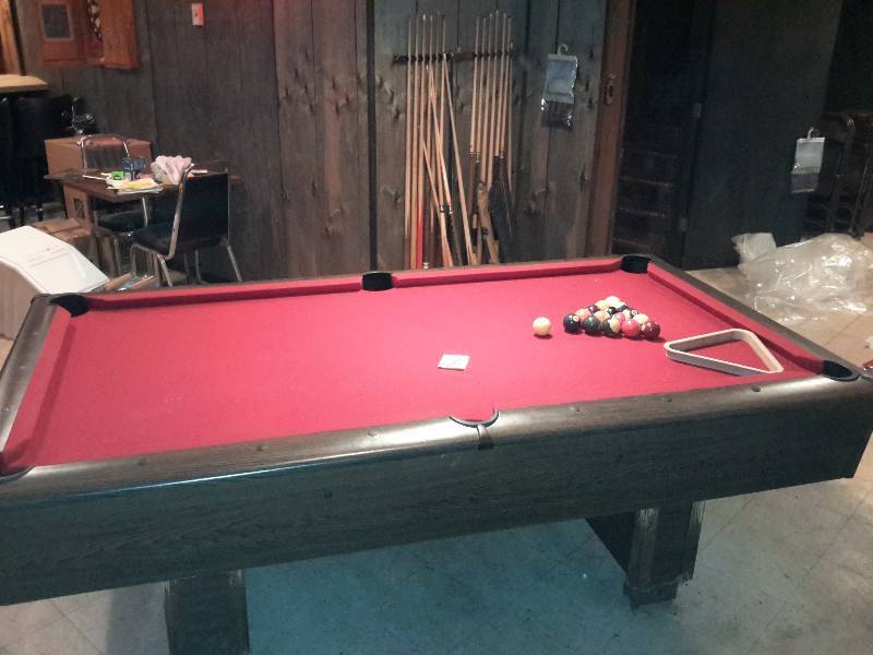 lot 1 image: Pool Table Slate Base