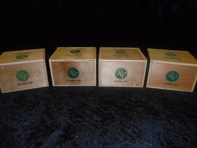 Lot - Cigar Boxes - Rockey Patel, Wooden