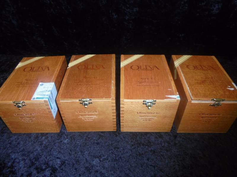 Lot - Cigar Boxes - Oliva, Wooden