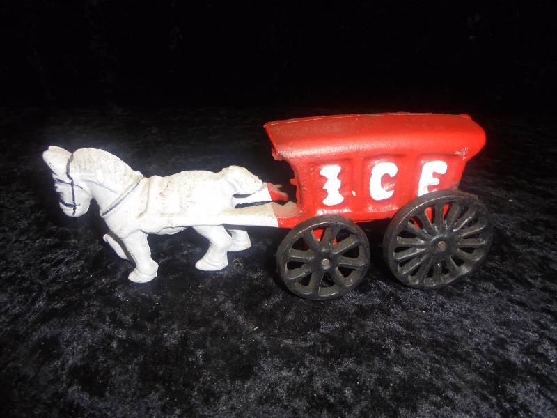 Cast Horse & ICE Wagon, 7L