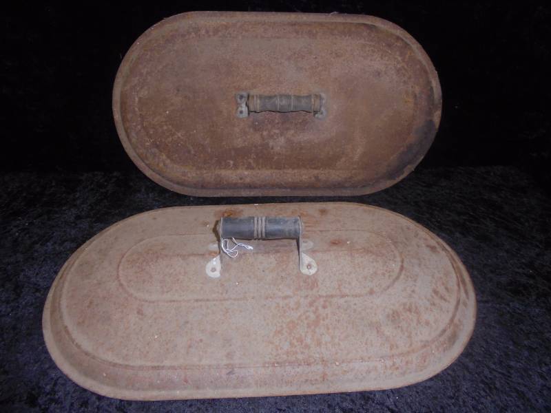 Pair - Copper Boiler Lids,
