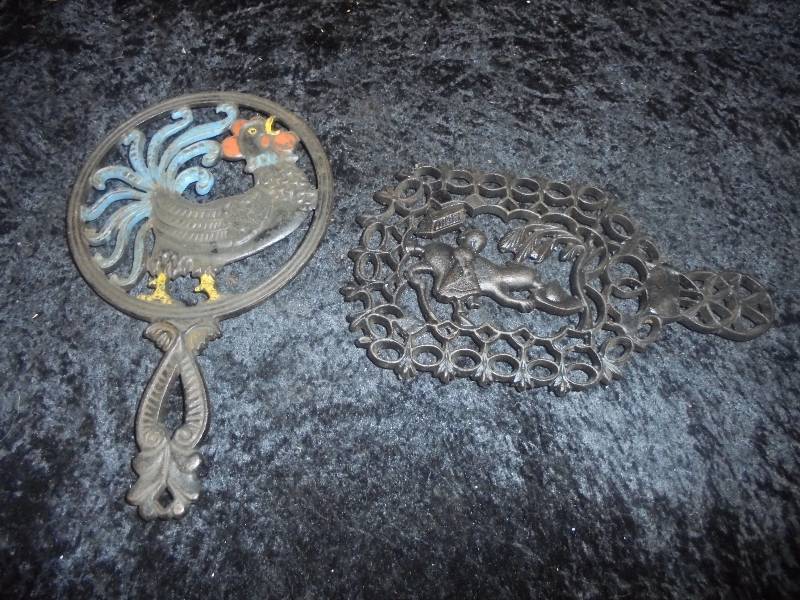 Pair - Metal Trivets