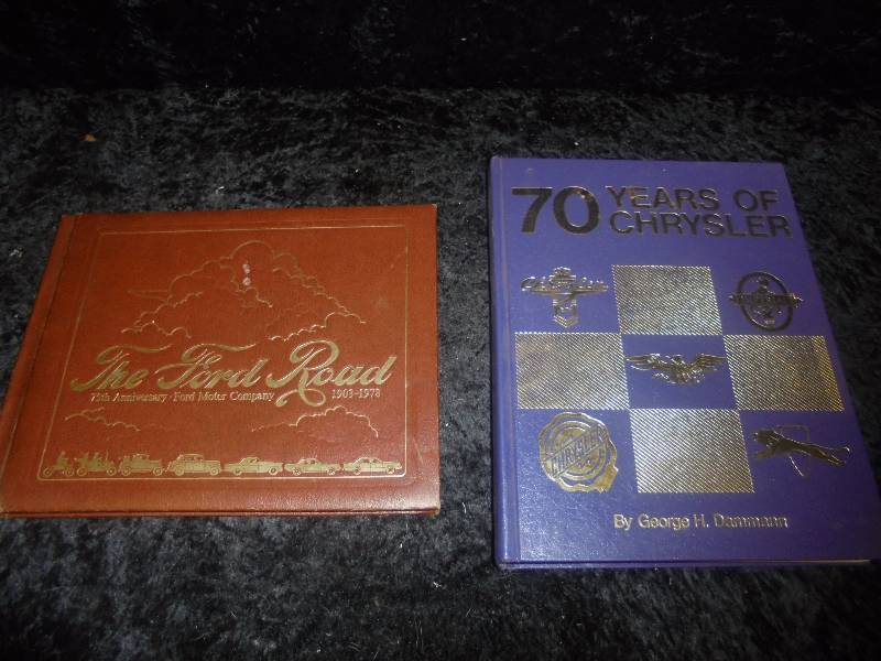 Hardcover Books, The Ford Road & 70 Years of Chrysler