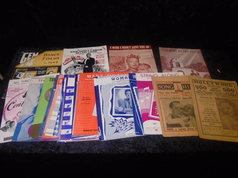 Lot - Vintage Sheet Music