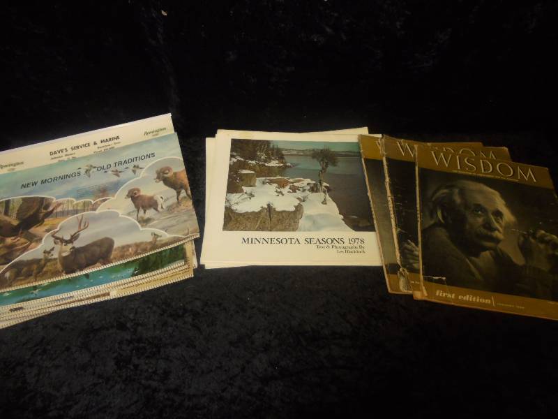 Lot - Misc Calendars, Magazines