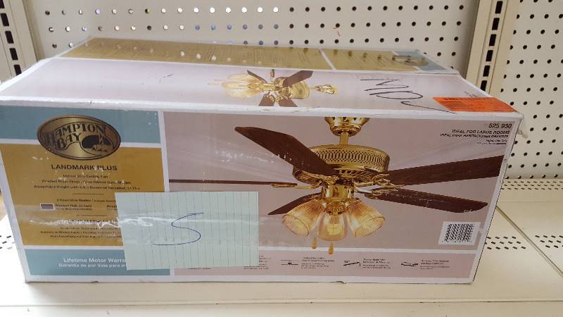 lot 5 image: Hampton Bay Landmark Plus indoor 52 Ceiling Fan