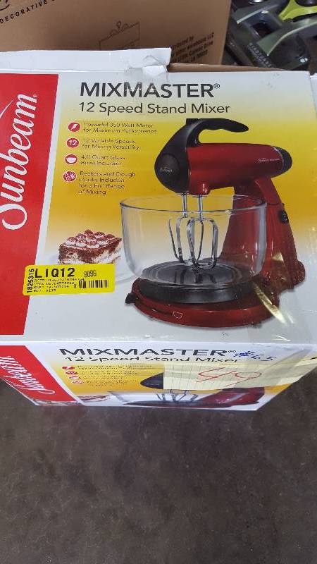 lot 49 image: SunBeam 12 Speed Stand Mixer