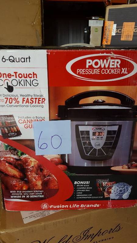 lot 60 image: Power XL Preassure Cooker Used in good working condition