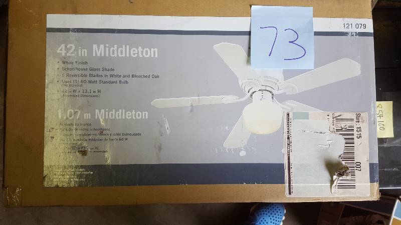 lot 73 image: 42 in Middleton Fan
