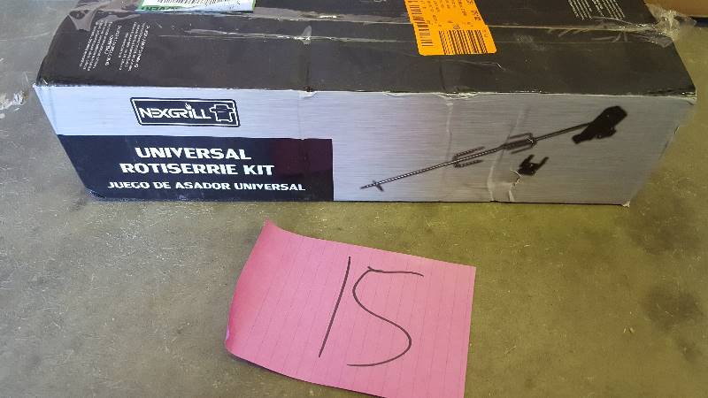 lot 115 image: Nexgrill Universal Rotiserrie Kit