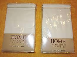 lot 17 image: Lot of 2 Home Decorators Collection Ruffled Sham