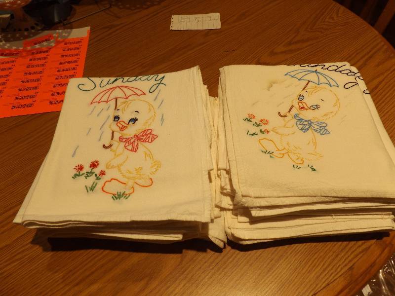 Embroidered Dish Towels