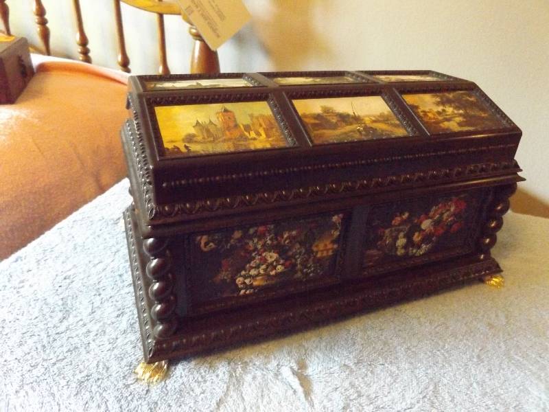 Big Jewelry Music Box with Costume Jewelry