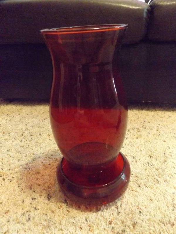 Two Piece Glass Flower Vase