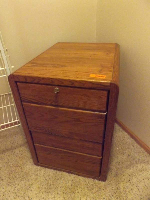 Wooden File Cabinet