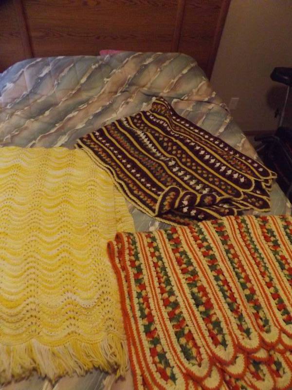 3 Afghan Blankets