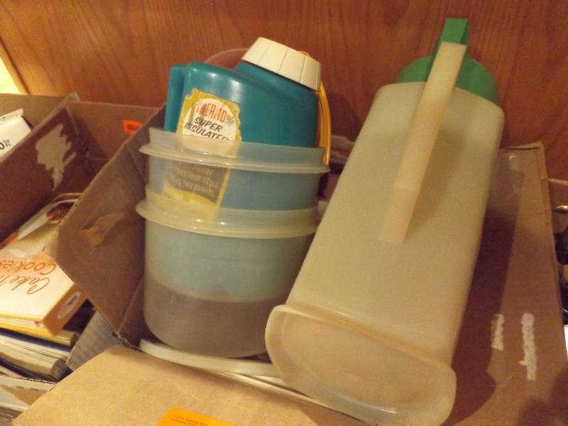 Box of Tupperware