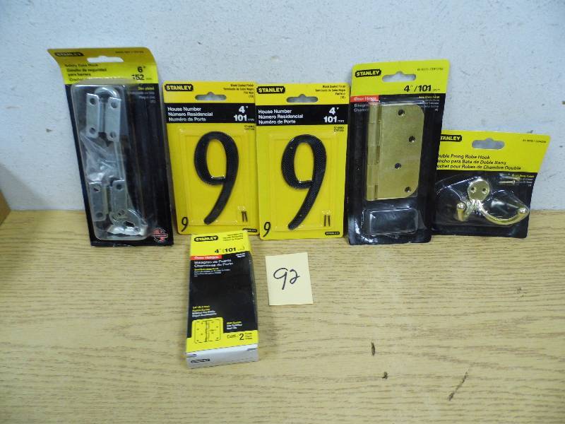 Assorted Stanley Hardware