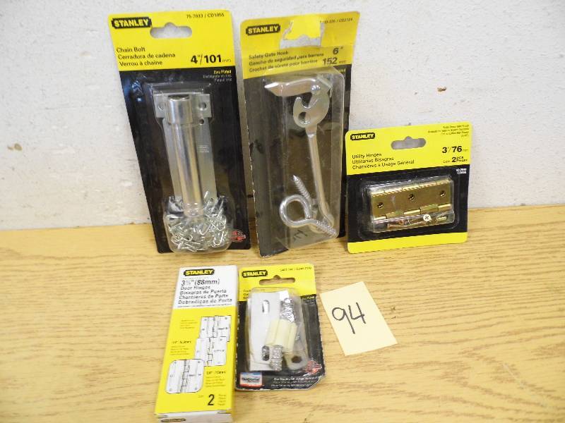 Assorted Stanley Hardware
